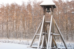 Betglocke im Winter